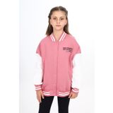 Toontoy Kız Çocuk Nakışlı Kolej Hırka Gül Kurusu 8-9 YAŞ