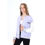 Toontoy Kız Çocuk Nakışlı Kolej Hırka Mavi 8-9 YAŞ