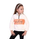 Toontoy Kız Çocuk Nakışlı Peluş Sweatshirt - 2 Yaş - Ekru