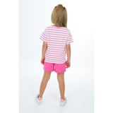 Toontoy Kız Çocuk Nakışlı Şortlu Takım - Çimen Yeşili - 2 Yaş