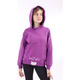 Toontoy Kız Çocuk Nakışlı Sweatshirt - 13 - 14 Yaş - Mor