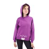 Toontoy Kız Çocuk Nakışlı Sweatshirt - 8 - 9 Yaş - Mor