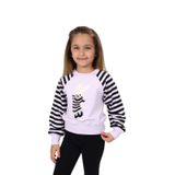 TOONTOY Kız Çocuk Nakışlı Sweatshirt Açık Lila, 6 Yaş, 24049, Açık Lila, kız-çocuk
