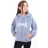 Toontoy Kız Çocuk Nakışlı Sweatshirt - Gri