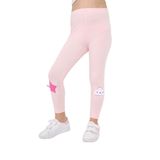 Toontoy Kız Çocuk Nakışlı Tayt Pudra 2 YAŞ