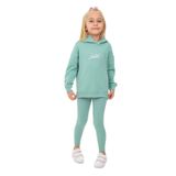 TOONTOY Kız Çocuk Nakışlı Taytlı Takım, 6 Yaş, 23135, Yeşil, kız-çocuk