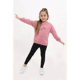 Toontoy Kız Çocuk Nakışlı Taytlı Takım Gül Kurusu 4 YAŞ