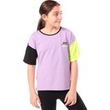 Toontoy Kız Çocuk Nakışlı Tişört Gül Kurusu 12-13 YAŞ