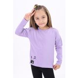 Toontoy Kız Çocuk Nakışlı Tişört