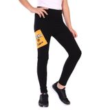 Toontoy Kız Çocuk Neon Detaylı Tayt Turuncu 6-7 YAŞ