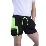 Toontoy Kız Çocuk Neon Uyumlu Çanta Detaylı Şort Yeşil 13-14 YAŞ