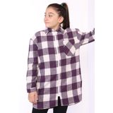 Toontoy Kız Çocuk Oduncu Gömlek Mor 10 YAŞ