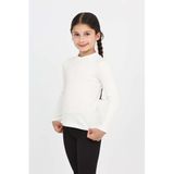 TOONTOY Kız Çocuk Okul Balıkçı Yaka Tişört 8 Yaş, 8 Yaş, 24798, Ekru, Kız Çocuklar