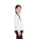 TOONTOY Kız Çocuk Okul Dantel Yaka Tişört 14 Yaş, 14 Yaş, 24777, Beyaz, Kız çocuk