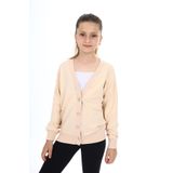 Toontoy Kız Çocuk Okul Hırka Bej 12 YAŞ
