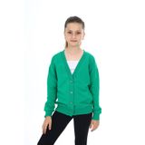 Toontoy Kız Çocuk Okul Hırka Çimen Yeşili 8 YAŞ
