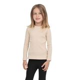 TOONTOY Kız Çocuk Okul Omuz Çıtçıtlı Tişört 3 Yaş, 3 Yaş, 24799, Bej, Kız Çocuklar