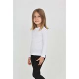 Toontoy Kız Çocuk Okul Omuz Çıtçıtlı Tişört - Beyaz - 1 Yaş