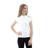 TOONTOY Kız Çocuk Okul Tişört 10-11 Yaş, 10-11 Yaş, 22577, Ekru, Kız çocuk
