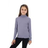 TOONTOY Kız Çocuk Okul Tişört 8-9 Yaş, 8-9 Yaş, 24196, Gri, Kız çocuk