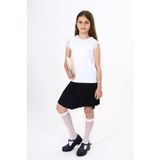 Toontoy Kız Çocuk Okul Tişört Beyaz 14 YAŞ