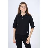 Toontoy Kız Çocuk Okul Tişört Siyah 13-14 YAŞ