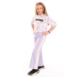 TOONTOY Kız Çocuk Ön Yazı Baskılı Batikli Eşofman Takım 10-11 Yaş, 10-11 Yaş, 22305, Mavi, kız-çocuk