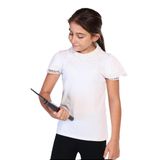 Toontoy Kız Çocuk Önü Dantelli Okul Tişört 11315 Beyaz 6-7 YAŞ