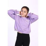 TOONTOY Kız Çocuk Original Baskılı Sweatshirt, 10-11 Yaş, 22140, Lila, kız-çocuk