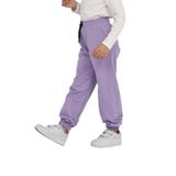 TOONTOY Kız Çocuk Paça Ayı Baskılı Eşofman Alt, Lila, 2 YAŞ