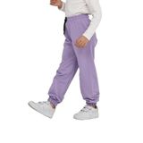 TOONTOY Kız Çocuk Paça Ayı Baskılı Eşofman Alt, Lila, 4 Yaş