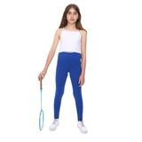 Toontoy Kız Çocuk Paçası Dikişli Tayt Saks 10-11 YAŞ
