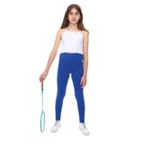 Toontoy Kız Çocuk Paçası Dikişli Tayt Saks 12-13 YAŞ