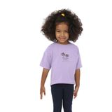 TOONTOY Kız Çocuk Panama Beach Baskılı Tişört 3 Yaş, 3 Yaş, 22128, Lila, Kız Çocuklar