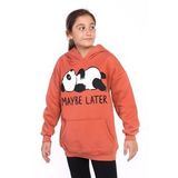Toontoy Kız Çocuk Panda Baskılı Sweatshirt