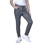 Toontoy Kız Çocuk Pantolon Görünümlü Eşofman Alt - 9 - 10 Yaş - Füme