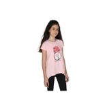 TOONTOY Kız Çocuk Parfüm Nakışlı T-Shirt 6 Yaş, 10359-1