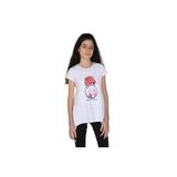 TOONTOY Kız Çocuk Parfüm Nakışlı T-Shirt 6 Yaş, 6 Yaş, 10359-1, Beyaz, Kız çocuk