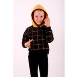 Toontoy Kız Çocuk Positive Baskılı Crop Sweatshirt