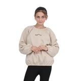 Toontoy Kız Çocuk Pretty Baskılı Sweatshirt - 12 - 13 Yaş - Bej