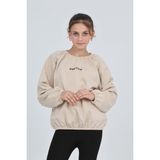 Toontoy Kız Çocuk Pretty Baskılı Sweatshirt - 12 - 13 Yaş - Bej