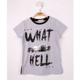 Toontoy Kız Çocuk Pullu İnci Detaylı T-shirt