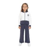 Toontoy Kız Çocuk Reglan Kol Kapüşonlu Gizli Cepli Eşofman Takım Füme 5 YAŞ