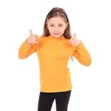 TOONTOY Kız Çocuk Regular Fit Dik Yaka Nakış Baskılı Sweatshirt, 6 Yaş, 12028-, Hardal, kız-çocuk