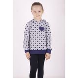 Toontoy Kız Çocuk Regular Fit Kapüşonlu Baskılı Sweatshirt - 2 Iplik - Gri - 7