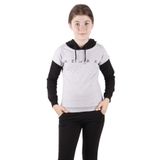 TOONTOY Kız Çocuk Relax Baskılı Sweatshirt Gri Melanj, 16326-1