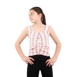Toontoy Kız Çocuk Renkli Çizgili Atlet Fuşya 10-11 YAŞ