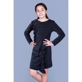Toontoy Kız Çocuk Simli Elbise - 8 Yaş - Siyah