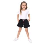 TOONTOY Kız Çocuk Şort 7 Yaş, 7 Yaş, 22380, Siyah, Kız çocuk