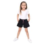 TOONTOY Kız Çocuk Şort 8 Yaş, 8 Yaş, 22380, Siyah, Kız çocuk